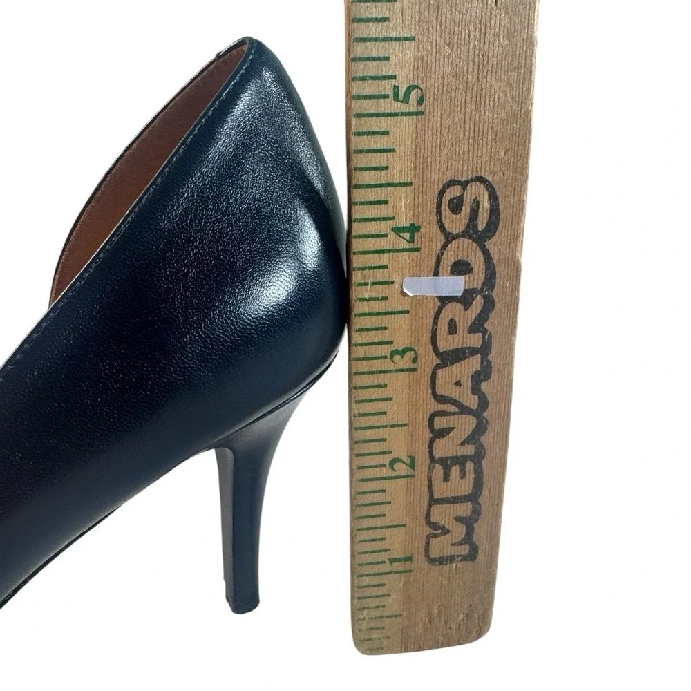 Cole Haan Blue Calf Hair Leather D'Orsay Pointed Toe Pumps D42712 Size 7.5B